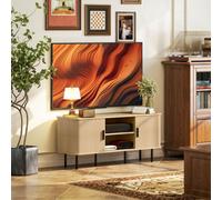 Homcom Tv Unit For Living Room, Tv Stand, Oak Tone