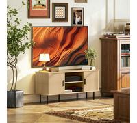 HOMCOM TV Unit for Living Room, TV Stand, Oak Tone, Brown