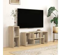 Homcom Tv Unit For Tvs Up To 75 Inches, Free Combination Tv Stand, Grey