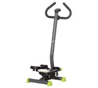 HOMCOM Twister Stepper Height Adjustable Step Machine w/ LCD Screen - Grey | TJ Hughes