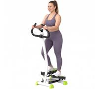 HOMCOM Twister Stepper w Adjustable Resistance LCD Screen Handlebars | Step Machine, Aerobic Exercise Workout Machine, Exercise Equipment