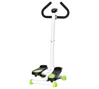 HOMCOM Twister Stepper w Adjustable Resistance LCD Screen Handlebars | Step Machine, Aerobic Exercise Workout Machine, Exercise Equipment