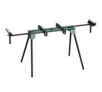 HOMCOM Universal Mitre Saw Stand With Adjustable Rollers And Support Arms, Green
