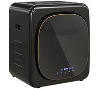 HOMCOM Vented Tumble Dryer, 4kg Wet Laundry/2.5kg Dry Capacity, 800W Compact Tumble Dryer with Multiple Modes, Freestanding Stackable Clothes Drying Machine for Apartment Dorm RVs, 48x40x56cm, Black