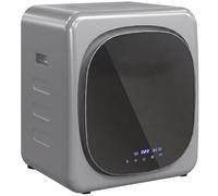 HOMCOM Vented Tumble Dryer, 4kg Wet Laundry/2.5kg Dry Capacity, 800W Compact Tumble Dryer with Multiple Modes, Freestanding Stackable Clothes Drying Machine for Apartment Dorm RVs, 48x40x56cm, Silver