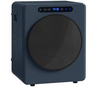 HOMCOM 5kg Portable Vented Tumble Dryer Machine with Timer, 6 Heat Settings, Blue