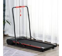 Homcom Walking Machine With Led Display And Remote Control Jogging In Black Black