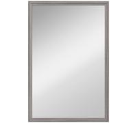HOMCOM Wall Bathroom Mirror, 40 x 60 cm Wall-Mounted Mirror for Living Room, Bedroom, Hallway, Grey