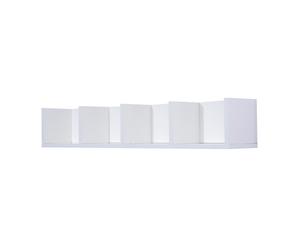 HOMCOM Wall Mount Storage Multi-Media CD DVD Display Shelf Center Rack