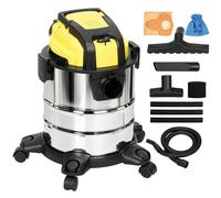 HOMCOM Wet and Dry Vacuum Cleaner, 1200W 20L Wet & Dry Vacuum Cleaner w/ Blower, Triple Filters for Workshop, Home, Carpet