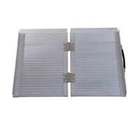 HOMCOM Wheelchair Ramp Aluminium Alloy 74 x 6.1 x 5 cm