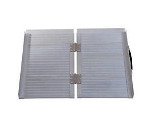 HOMCOM Wheelchair Ramp Aluminium Alloy 74 x 6.1 x 5 cm