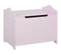 HOMCOM 40x60cm Kids Storage Box Bedroom Organiser, Pink
