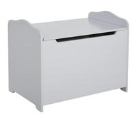 Homcom 40X60Cm Kids Storage Box Toy Organiser For Child 3 Yrs+ Bedroom Grey