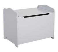 Homcom 40X60Cm Kids Storage Box Toy Organiser For Child 3 Yrs+ Bedroom Grey