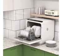 Homcom Worktop Dishwasher W/ 4 Place Settings 6 Programs Multi