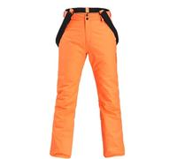 HOMDECR Men's and Women's Ski Jackets, Ski Pants - Snow Ski Jackets, Pocketed, Lined Ski Jackets, Integrated Snow Skirts - Best for Winter Skiing (Orange,L)