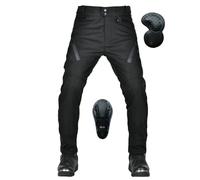 HOMDECR Womens Motorcycle Trousers,Waterproof Ladies Motorbike Protective Coated Pants Armoured Riding Motocross Stretch Racing Jeans with 4 Removable Armour (4XL)