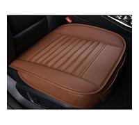 HomDSim Breathable Car Seat Cushions Universal Front Car Single Seat Cover Cushion Pu Leather Bamboo Charcoal Seat Pad (Brown)