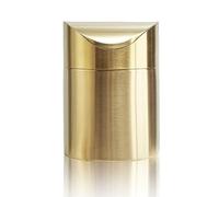 HomDSim Mini Trash Can with Swing Lid, Stainless Steel Tiny Countertop Trash Bin with Trash Bags, Small Desktop Trash Can Waste Bin for Office Bedroom Bathroom Kitchen Car