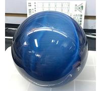 Home 10 cm Extra-Large Size Blue cat Eye Crystal Ball Divination Stone Ball Photography Decoration Ball 1pcs (Size : 1PC)