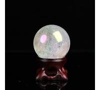 Home 1PC Natural Crystal Balls Electroplating Colorful Sphere Crystal Ball Home Decor Craft FengShui Collection DIY (Color : Crystal Balls, Size : 70-80mm)