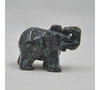 Home 1PC Natural Crystal Rose Quartz Elephant Amethyst Obsidian Animals Stone Crafts Small Decoration Home Decor (Color : Peacock Eye, Size : NO.23)