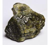 Home 1PC Natural Green Tourmaline Raw Stone Gemstone Specimen Irregular Crystal Demagnetization Home Decor Collect (Color : Green Tourmaline, Size : 1400W)