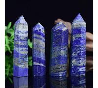 Home 1pcs Natural Lazurite Lapis Lazuli Tower Ornaments Room Decor Home Decoration Crystal Point Wand (Size : 70-80mm)