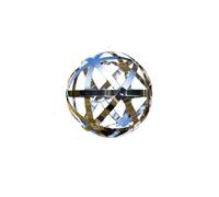 Home 2 Garden Stainless Steel Jupiter Orb Garden Sculpture