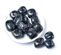 Home 50g Natural Crystal Rolling Stone 27 Color Gravel Specimen Square Polished Stone Reiki for Aquarium Fish Tank Home Decor (Color : H, Size : 100g)