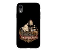 Home Above The Fields Water Tower Railroad Case for iPhone XR