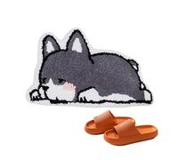 Home Absorbent Mats, Cartoon Bath Mat | Non Slip Cartoon Comfortable Shaggy Rug for Bath | Quick Dry Floor Comfort Mats, Water Absorbent Machine Washable Bath Products for Kitchen Entrance
