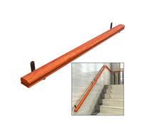 Home Accessories， 1-10ft Indoor Stair Wooden Handrails, Indoor Attic Corridor Anti-slip Stair Railing Support Rods, Home Wall-mounted Stair Railings For The Elderly Safety Handrails (Size : 6ft/180cm)