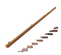 Home Accessories， 1ft-10ft Stair Railings, Full Set of Wooden Stair Railings for Home Wall-Mounted Indoor Attic Railings for The Elderly Corridor Support Rods Stair Parts (Size : 3ft/90cm)