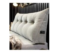 Home Accessories,Coussin de soutien triangulaire pour tête de lit, grand coussin de lecture avec poche latérale, soutien lombaire pour chambre à couch