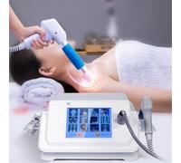 Home Accessories,ED Shockwave Therapy Machine ，Pneumatic Shock Wave Physiotherapy Instrument, with 5 Massage Head, Muscle Pain Relief Massager for Erectile Dysf