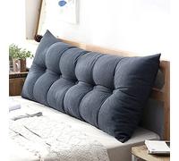 Home Accessories,Grand coussin rectangulaire pour tête de lit, coussin de soutien long pour la lecture, coussin lombaire parfait pour lit de jour et l
