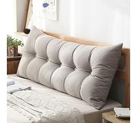 Home Accessories,Grand coussin rectangulaire pour tête de lit, coussin de soutien long pour la lecture, coussin lombaire parfait pour lit de jour et l