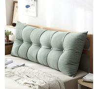 Home Accessories,Grand coussin rectangulaire pour tête de lit, coussin de soutien long pour la lecture, coussin lombaire parfait pour lit de jour et l