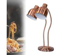 Home Accessories,Restaurant Kitchen Buffet Heater, Professional Food Heating lamp, Double Head Food Heating lamp with 2 Heating Bulbs