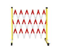 Home Accessories,Retractable Metal Gate 3.5M with Wheels Heavy-Duty Folding Security Door for Construction Vehicle Access Warehouse - Expandable