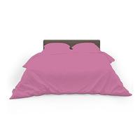 HOME ACE Fuchsia Easy Care Super King Size Bed Duvet Cover 100% Poly Cotton Super Kingsize Duvet Set, Polycotton Duvet Cover Bedding Super King Size Beds Cotton Duvet Set