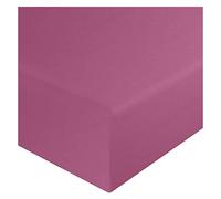 HOME ACE Fuchsia Small Single Fitted Sheet 2ft 6 Fitted Sheets 76CM x 190CM, Easy Care Shorty Fitted Sheet Caravan Bed Sheets, Poly Cotton Island Bed Fitted Sheet Bunk Bed Sheets Caravan Sheets