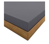 HOME ACE Grey Extra Deep Easy Iron King Size Fitted Sheets Poly Cotton Deep Kingsize Bed Sheet Fitted, 16”/40CM King Size Fitted Sheet, Polycotton Fitted Bed Sheets