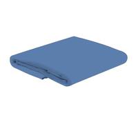 HOME ACE Mid Blue Easy Iron Percale Double Bed Flat Sheet Double Bed Cotton Flat Sheet, Polycotton Double Bed Sheet, 100% Poly Cotton Top Sheets Double Bedding