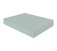 HOME ACE Non Iron Percale 4FT Small Double Fitted Sheet Duck Egg, 180 Thread Count 100% Poly Cotton 4FT Fitted Bed Sheets Small Double, Polycotton Fitted Sheet Small Double Bed Cotton Sheets