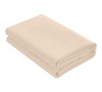HOME ACE Non Iron Percale Flat Sheet King Size Bed Latte, 180 Thread Count 100% Poly Cotton Top Sheets Kingsize Bedding, Polycotton Latte King Size Bed Sheet, Kingsize Bed Cotton Flat Sheet