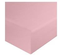 HOME ACE Pink Small Double Fitted Sheet Small Double 4FT 122CM x 190CM, 10"/25CM Deep Small Double Bed Sheets Fitted, Easy Care 4FT Fitted Sheets Small Double Sheet Poly Cotton 3/4 Fitted Sheet