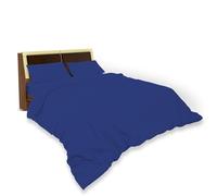 HOME ACE Royal Blue Easy Iron Duvet Cover Set Double Bed - 100% Poly Cotton Double Bedding Quilt Cover Set with 2 Pillowcases - Polycotton Double Quilt Cover Bedding Set
